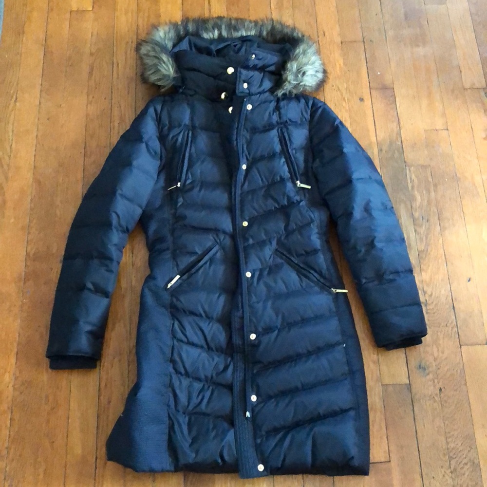 Michael Kors Blue Puffer Jacket